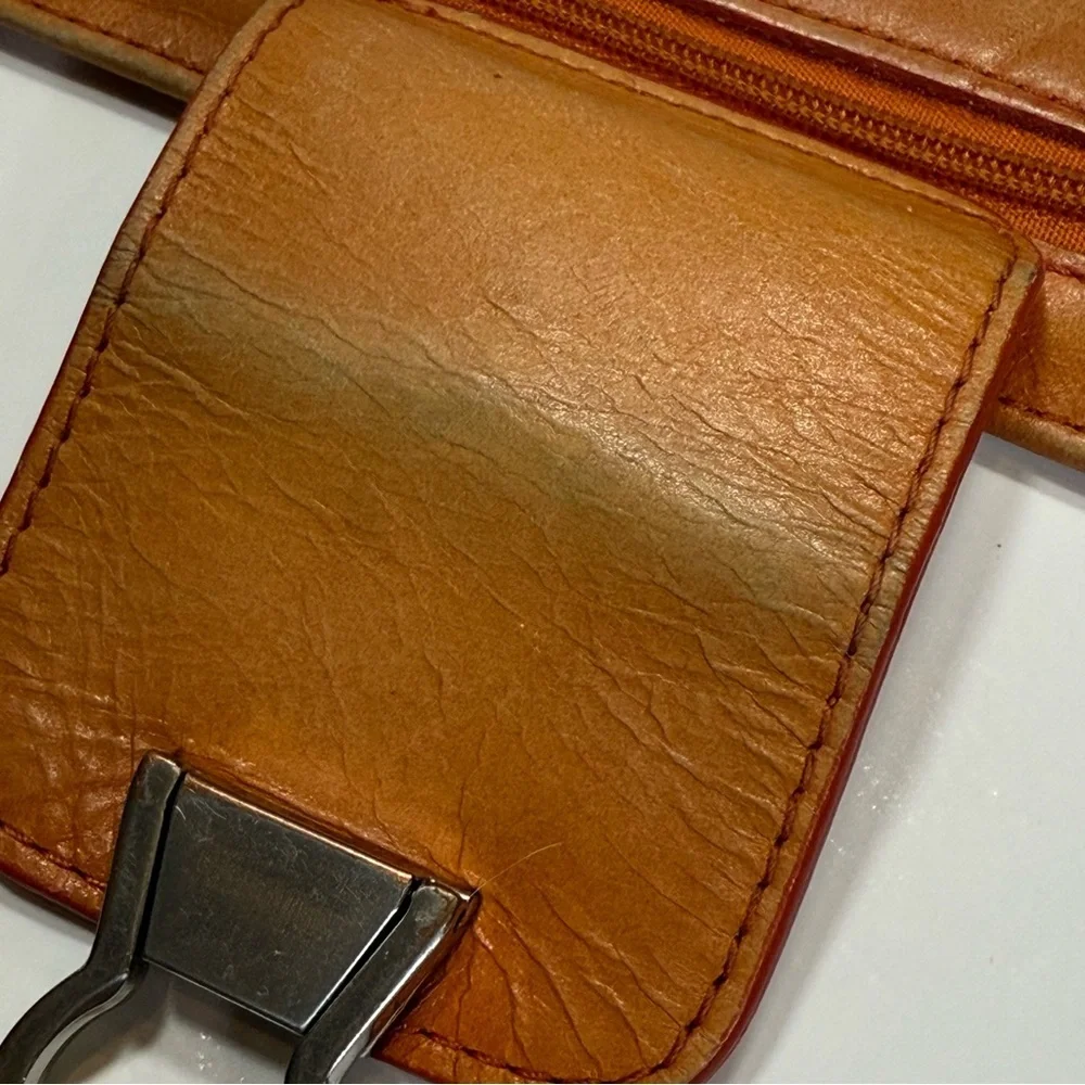 Kate‎ Landry Orange Leather Wallet